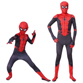 Stock】Marvel Fantasia de festa de Halloween do Homem-Aranha Expedição Adulto Criança Cosplay boy gift (5)