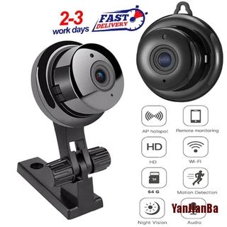 (Yanba) Mini Câmera Noturna Sem Fio 1080p Wifi Para Uso Interno / Externo / Visão Nocturna Do Ir M