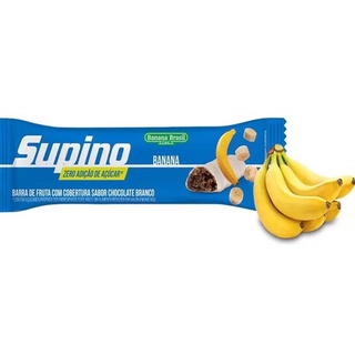 Barra De Fruta Supino Zero Acucar Banana com Cobertura de Chocolate Branco com 16 barras de 24g - Banana Brasil (3)