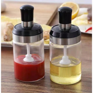 Escova de óleo comestível / suprimentos de cozinha, frasco de silicone à prova de poeira (5)