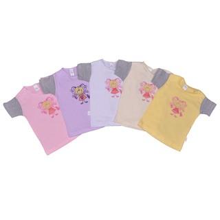 Camisetas Mangas Curtas Estampadas para Bebês Menina # PROMOÇÃO DO DIA (1)