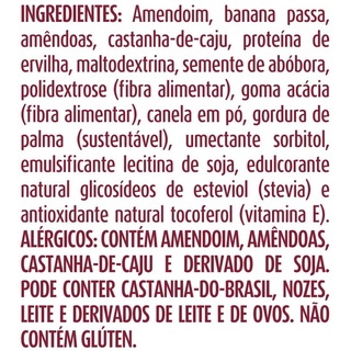 Caixa NutsBar Castanhas Proteína Vegana 12 Barras De 25g Banana Brasil (4)