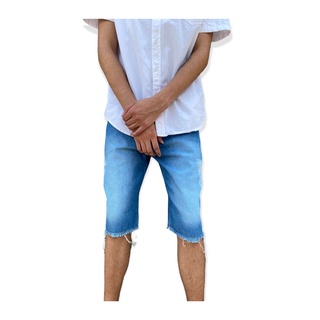 Bermuda Masculina Jeans Clara Moda Homem Barato