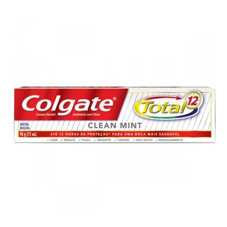 Creme Dental Total 12 Clean Mint 90g Colgate Original Melhor Custo Beneficio