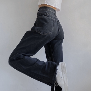 Cal A Feminina Jogger Jeans Cintura Alta Rasgada Destruído Moda # Cal Um Jeans Basculador 2021 Nova Tend Ncia De Para Mulheres Europas E Americanas Com Jeans Com Cintura Rasgada E Cintura Pessoal (4)