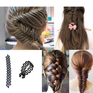 Magic Hair Styling Accessories Hair Clip DIY Hair Braiding Braider Tool Set Twist Bun Barrette Elastic Women Headband (5)