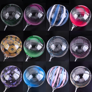 Transparent bobo ball party layout transparent stretch bobo ball 18 inch 20 inch 22 inch size complete