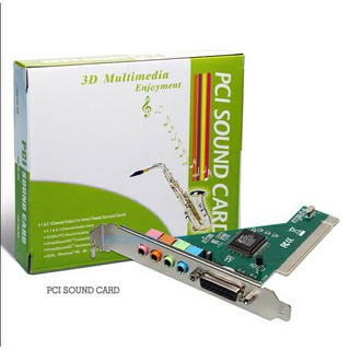 Placa De Som PCI Sound Card 3D Multimedia Pronta Entrega (1)