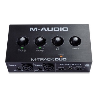 Interface De Audio M-audio M-track Duo 2x2 Usb 2 Canais