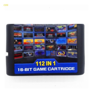 Con 112 Em 1 Cartucho De Jogo Sem Repetir 16 Pouco Md Cartão De Jogo Para Sega Genesis Console Jogadores De Jogo