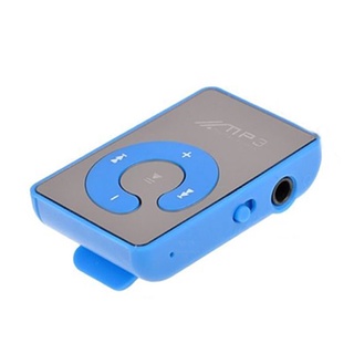 Mini Mirror Clip USB Digital Mp3 Music Player Cartão M0S5 F6X7 Novo ~ Apoio TF I3T8