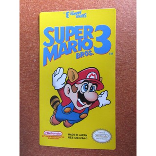Label (Etiqueta) adesiva para cartucho de Nintendinho NES - Super Mario Bros 3 - Tenho vários outros títulos disponíveis - Qualidade Fabi Game Artes
