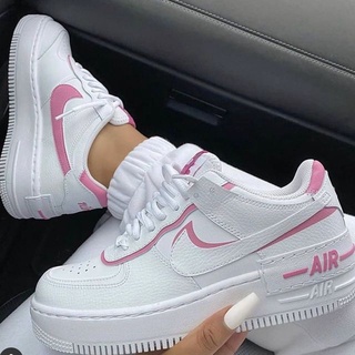 Tênis Nike Air Force SHADOW 0.2 Branco e Pink Femenino & Masculino Queima de Estoque !