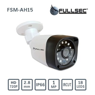 Câmera Bullet Ahd 720p 18x Leds 2.8mm Plástico Fsm-ah15 Ip66