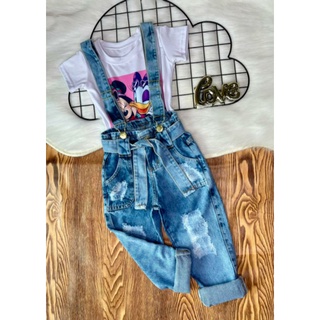 macacão jardineira infantil salopete jeans infantil-menina Infantil mini diva blogueira roupa infantil menina (8)