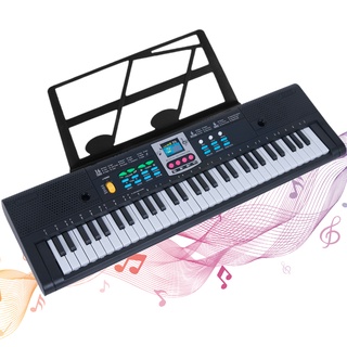 61 Teclas Música Digital Profissional Eletrônico Teclado Musical Teclado Elétrico Piano Com Microfonefone Para Crianças Enjoyrelax (9)