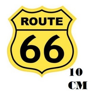 Adesivo Decalque Route 66 Rota 66 Colorido Com ótima qualidade
