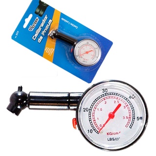 Calibrador Medidor de Pressão para Pneus Manômetro 0-50 lbs