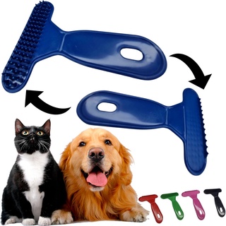 Escova Pet Rasqueadeira Tira Pelos Cães e Gatos Plástico Lançamento