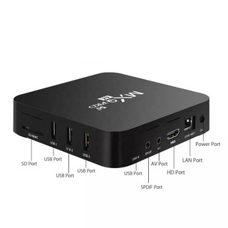 Tv Box Smart 4k Pro Android 10.1 4gb/ 8gb Ram 128gb de Memória WiFi MXQ PRO (5)