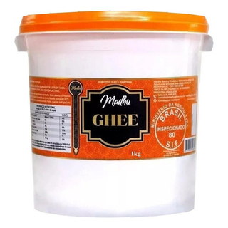 Balde Manteiga Ghee Original Clarificada 1kg - Madhu