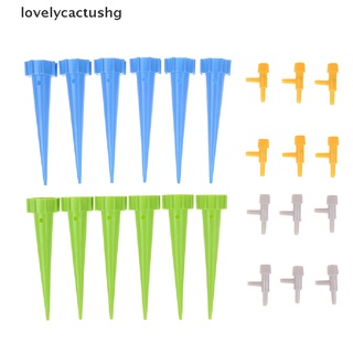 Lovelyctushg 12 Peças Dispositivo De Irrigação De Gotejamento Com Fluxo De Água Ajustável (5)