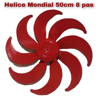 Helice Ventilador 50cm 8 Pás Vermelha - Polishop New Ultra Wind Vtx-50-8p