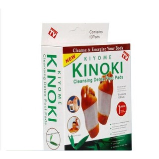Kinoki 10 Adesivos Eliminador de Toxinas Detox Natural P/ Pés