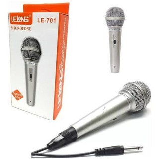 Microfone Com Fio Le-701 Lelong (VAREJO E ATACADO