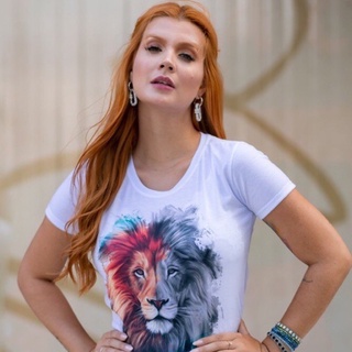 T-Shirt Leão / Blusa da moda Leão
