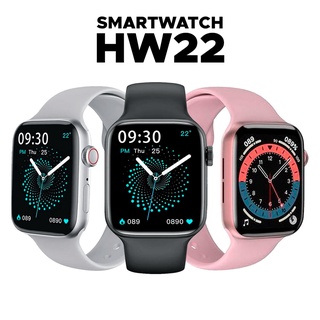 Relógio Smart Smartwatch Hw22 2021 44mm Series 6 Preto, Prata, Rose + Brinde