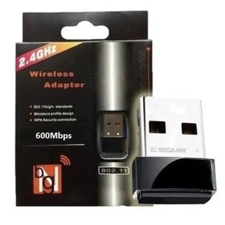 Adaptador Wifi Usb Wireless-N 600mbps 2.4g LV-UW06