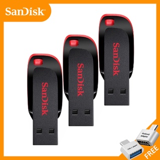 Sandisk Mini Pen Driver USB 2.0 Flash Drive 8 Gb/16/32/64/128/256/512/1 Tb/2 Adequado Para Telefones Celulares Computadores E Outros Dispositivos