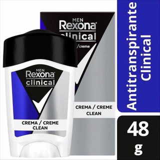 Rexona Desodorante Creme Clinical Men Clean 48g Antitranspirante em Creme