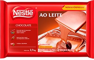 Barra de Chocolate Nestlé Ao Leite 2,1kg