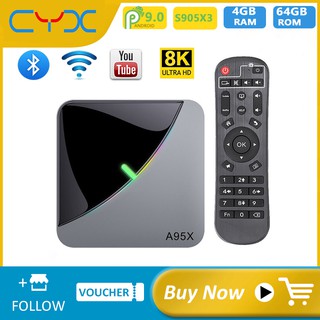 Tv Box A95X F3 Air Android 9.0 Caixa De Tv Amlogic S905X3 Media Player