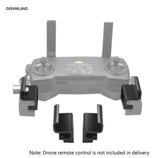 DERAMLAND 1Pair Remote Control Mount Durable Extended Clip Bracket Portable Phone Case Stand Holder for DJI Mavic 2/Mini/Pro/Air Spark