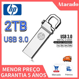 Hp Pen Drive 2TB Usb3.0 De Metal Pendrive + Adaptador Otg De Alta Velocidade (1)
