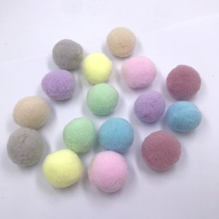 Pompom Colorido Candy Colors 2,5cm 16 unidades - 2 de cada cor