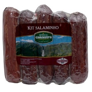 Kit Salaminho tipo italiano 5 sabores Salame Artesanal- Serra Da Canastra-mg