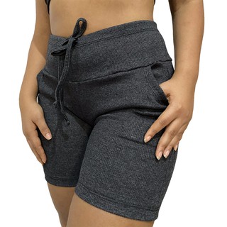 Kit 5 shorts feminino cintura alta bermudas femininas atacado