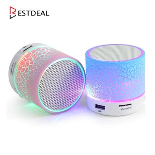 Caixa de som A9 Mini Alto-Falante Bluetooth Port Til Colorido Com Claro Led Com Suporte Para Usb Aux / Carrinho O Tf / Fm (1)