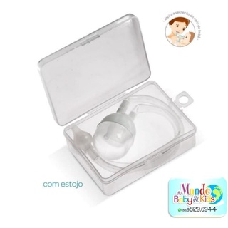 Aspirador Nasal C/ Estojo Infantil Bebê Higiene Nariz Buba ® (1)