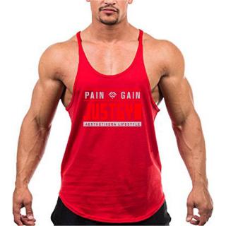 Brand Casual Sleeveless Tank Top Mens Singlets Fashion Sports Workout Undershirt Gym Clothing Bodybuilding Fitness Vest (4)