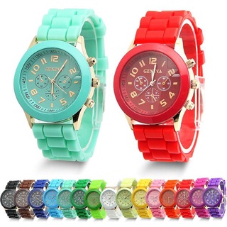 High Quality Unisex Silicone Geneva Quartz Wrist Watch