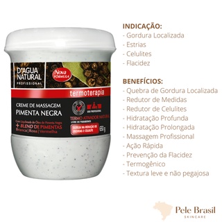 Creme De Massagem Termogenico Mix Pimentas Dagua Natural (4)