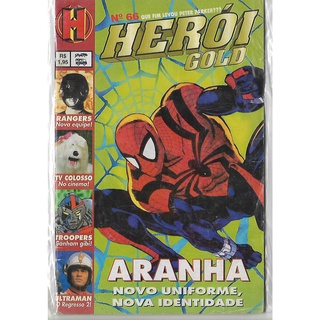 Revista Herói Gold 66 Homem Aranha Spiderman - Editora Sampa