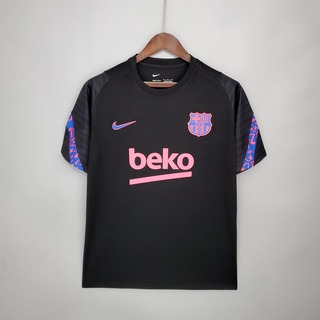 2021/2022 Camisa Barcelona Futebol Treino Preto (1)