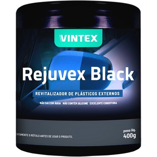 Rejuvex Black Vonixx Vintex Revitalizador de Plásticos Pretos Escuros 400g