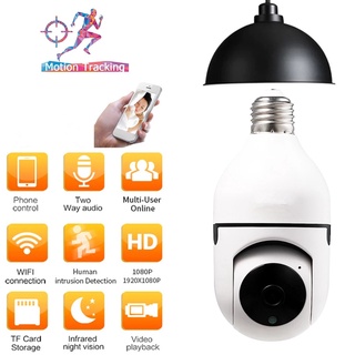 [Home Appliances] 1080P HD Wireless Bulb WiFi Camera Security Camera IP Camera Alarm (1)